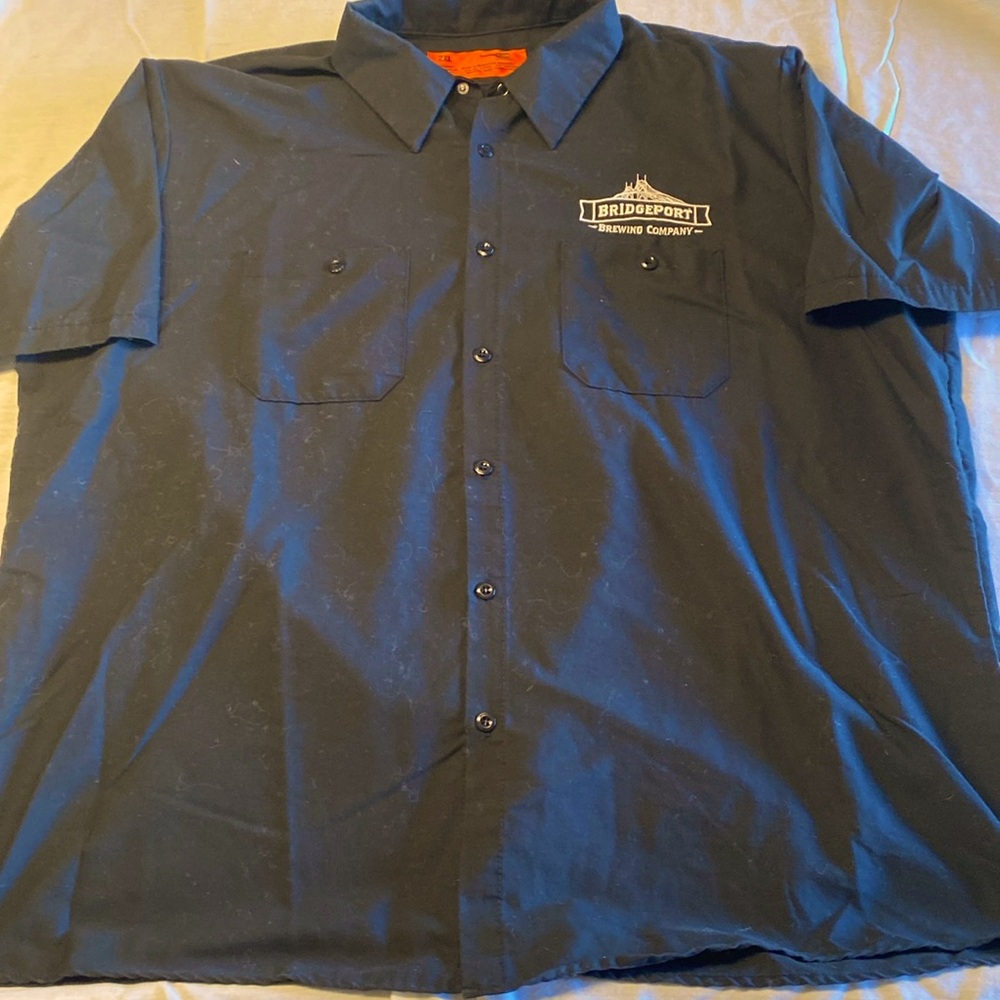 Bridgeport’s Brewing Co casual button down dress shirt , XXL , $13